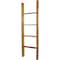 Ekena Millwork 19"W x 60"H x 3 1/2"D Vintage Farmhouse 4 Rung Ladder, Barnwood Decor Collection, Weathered Brown DECR019X060X04LDRBR - alternate 2
